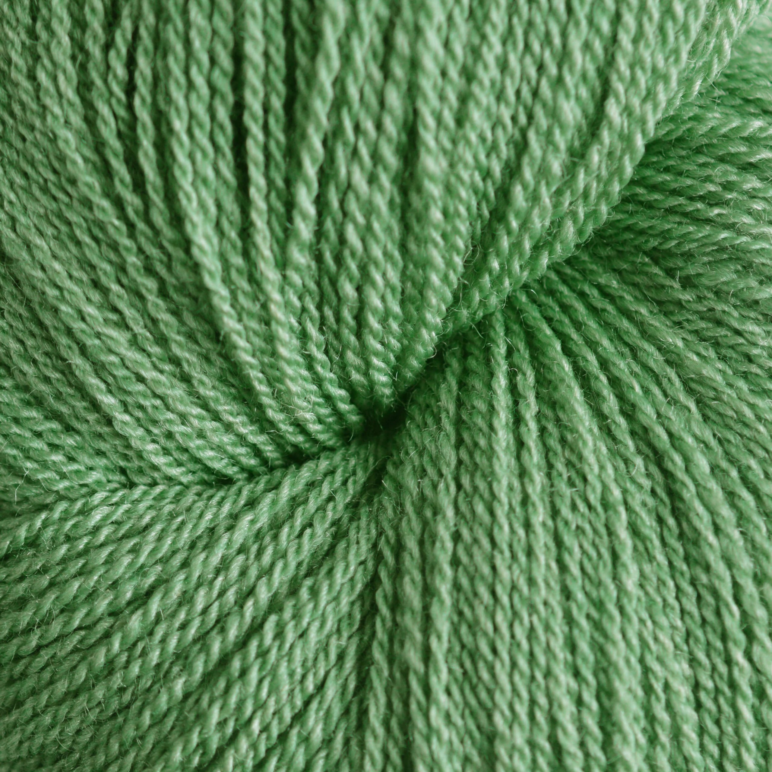 Bøge Silke/Merino uld irgrøn